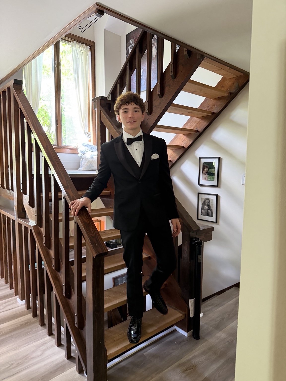 Adel El Abrikgy wearing a black tuxedo